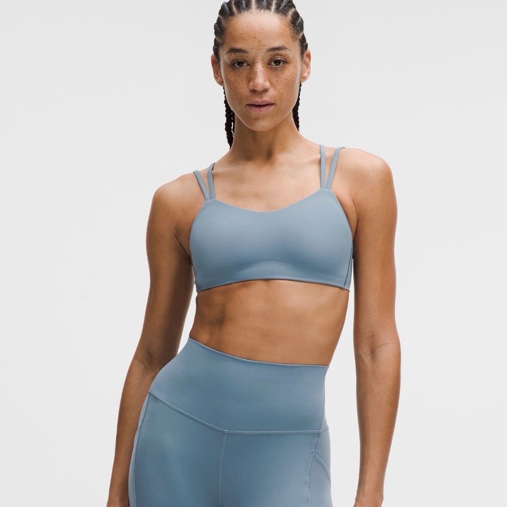 lululemon athletica Strappy Blue Sports Bra